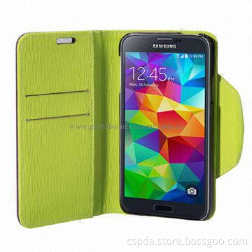 PU Wallet Cases for Samsung Galaxy S5, Precise Cut-out Allow Access to All Controls and Buttons